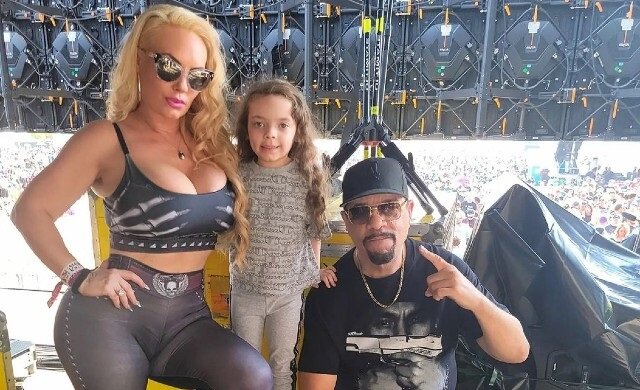 Ice-T с женой и дочерью