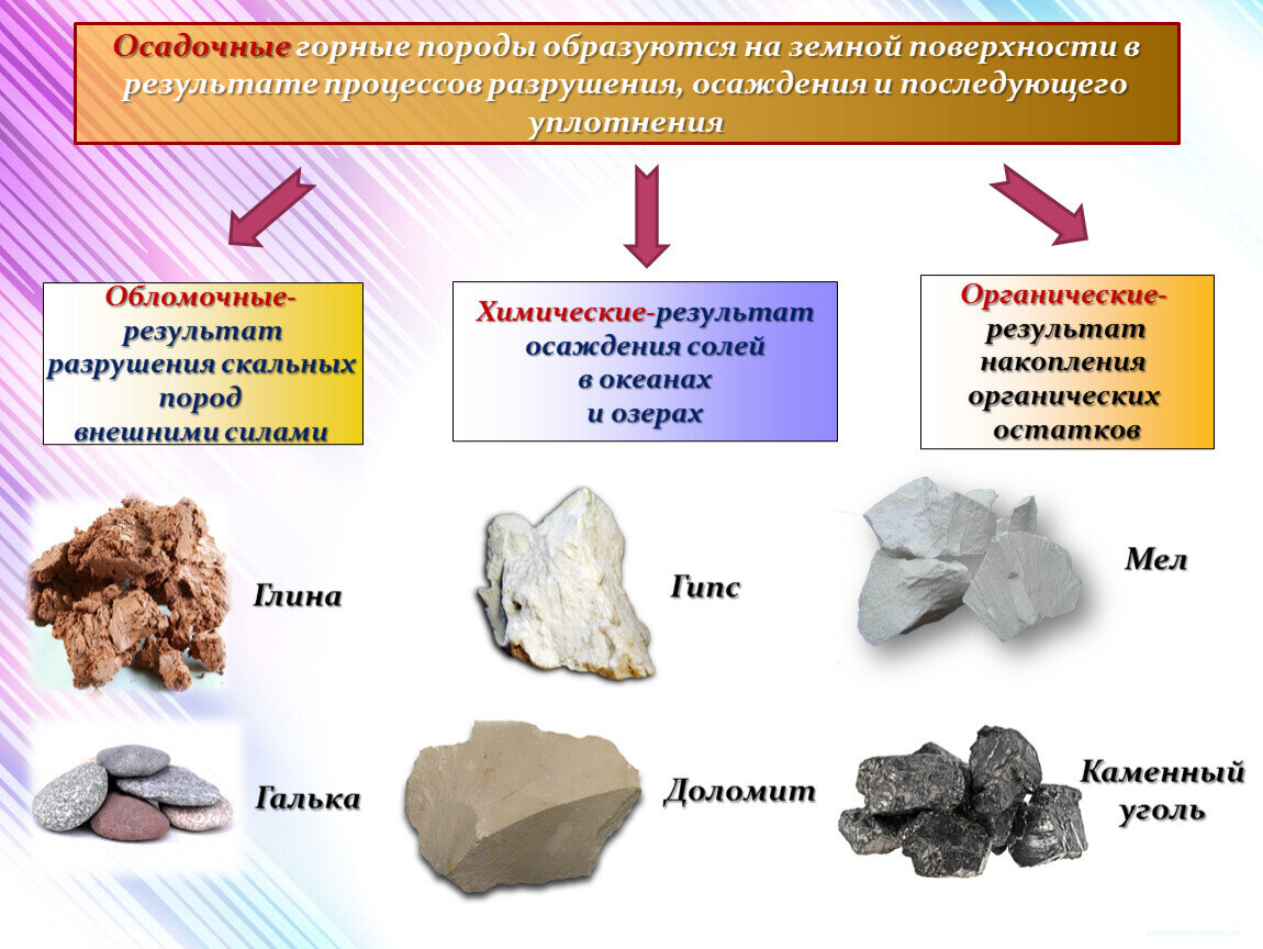 На пензенской земле сформировались 2 основных комплекса. Осадочные горные породы и минералы. Осадочные горные породы камни. Осадочные горные породы это 5 класс. Осадочные горные породы 5 класс география.