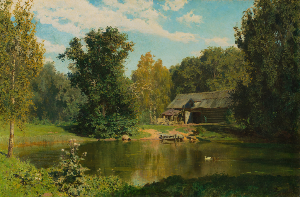Василий Поленов. «Пруд в Абрамцеве», 1883 год, Государственная Третьяковская галерея, Москва © Public domain
