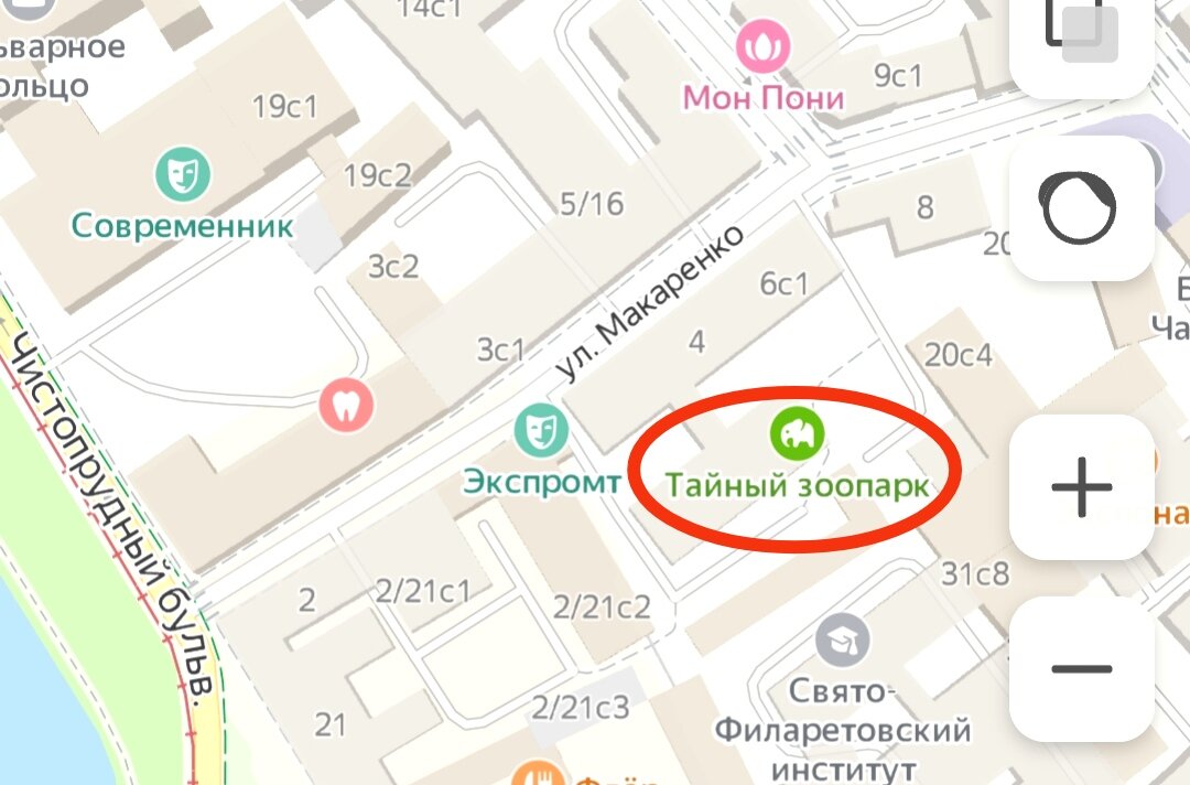 А вот и кусочек карты, которая меня заманила сюда.