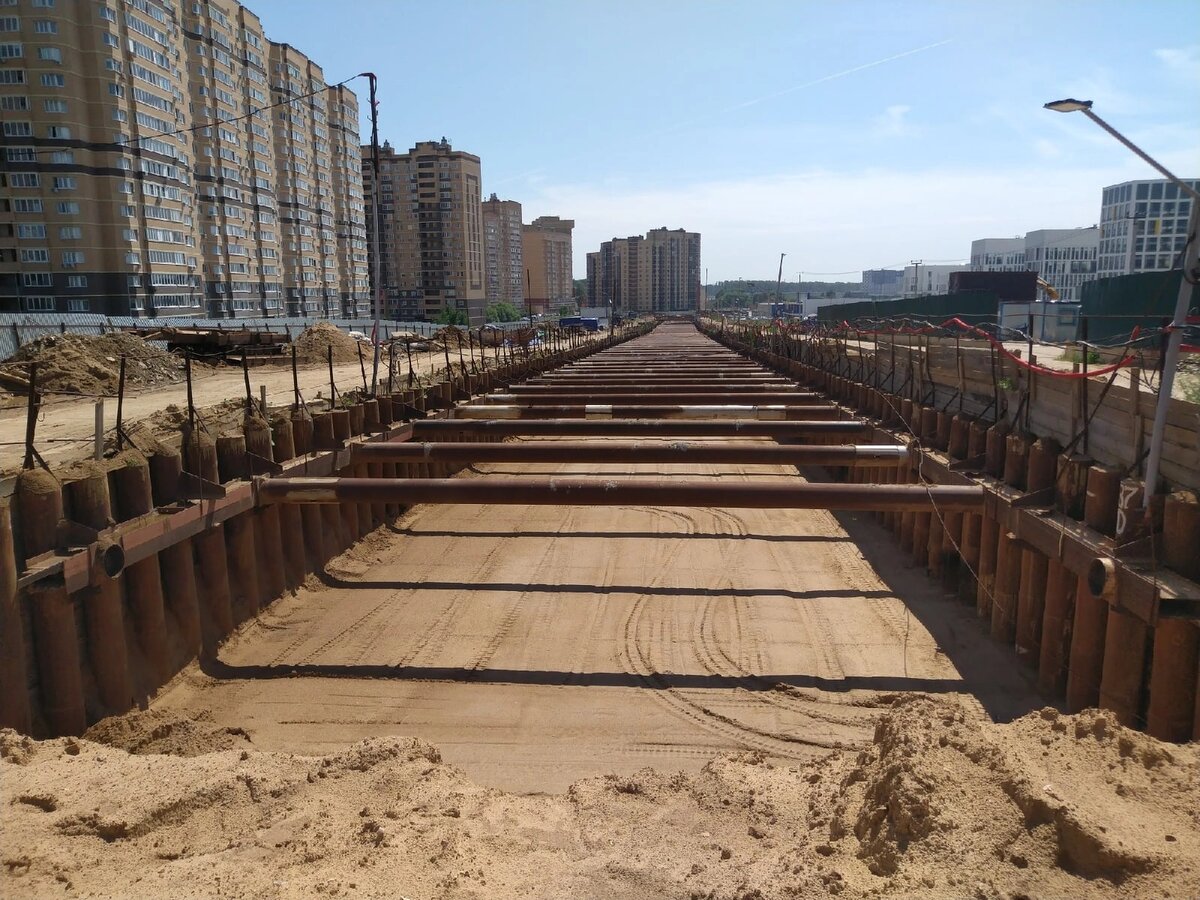 Показываю строительство метро 🚇«Бачуринская» 🏡Троицкой линии и 🚇  строящийся перегон метро «Бачуринская» - «Коммунарка» | Развитие  Метрополитена в Москве | Дзен