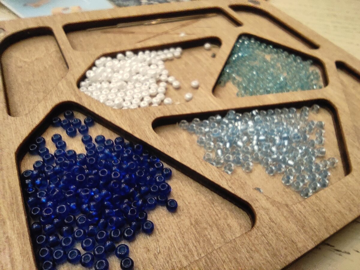 Бисер в наборе от Щепки - колокольчик 