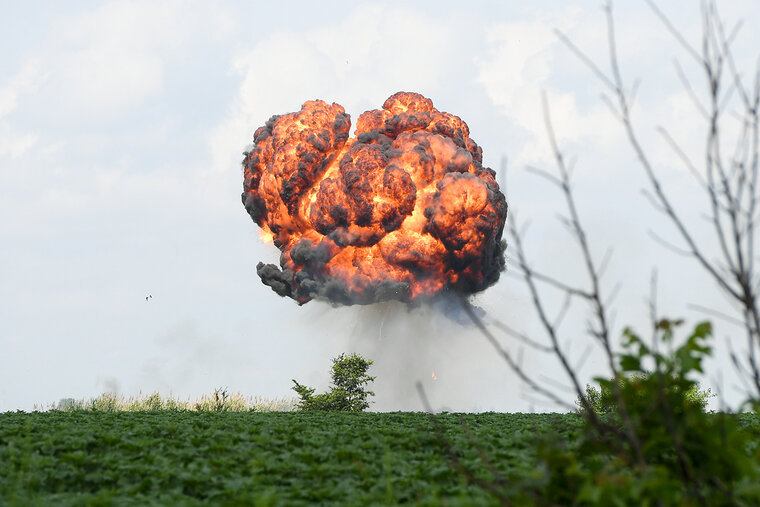   Склад с боеприпасами был уничтожен на Николаево-Криворожском направлении