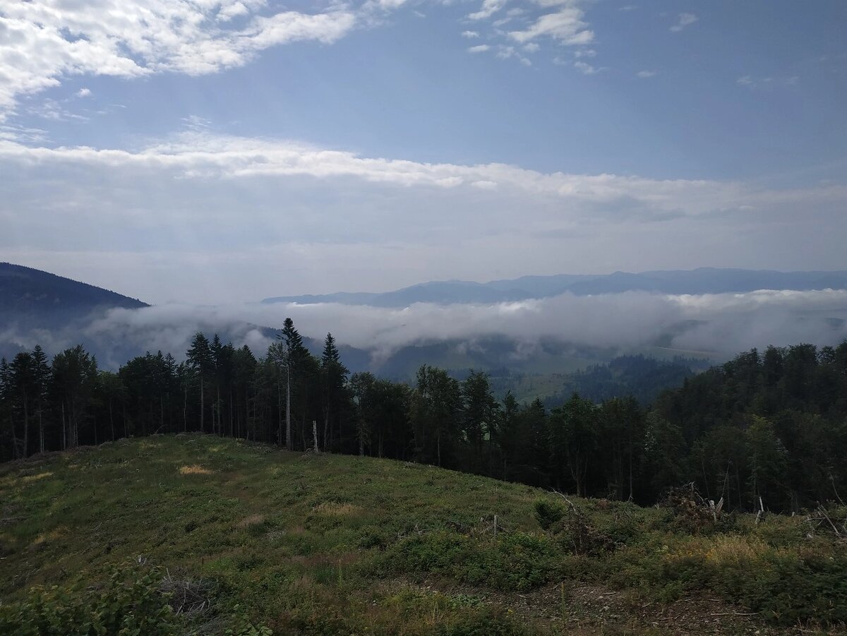Такой пейзаж остался в Словакии
