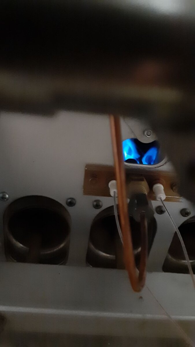 Принцип работы ионизационного электрода основан на физических свойствах пламени, которое по своей сути является низкотемпературной плазмой, т. е. средой, насыщенной свободными электронами и ионами и поэтому обладающей электропроводностью и чувствительностью к электромагнитным полям. Обычно на него подается положительный потенциал от источника постоянного тока, а корпус горелки и запальник присоединяются к отрицательному.  