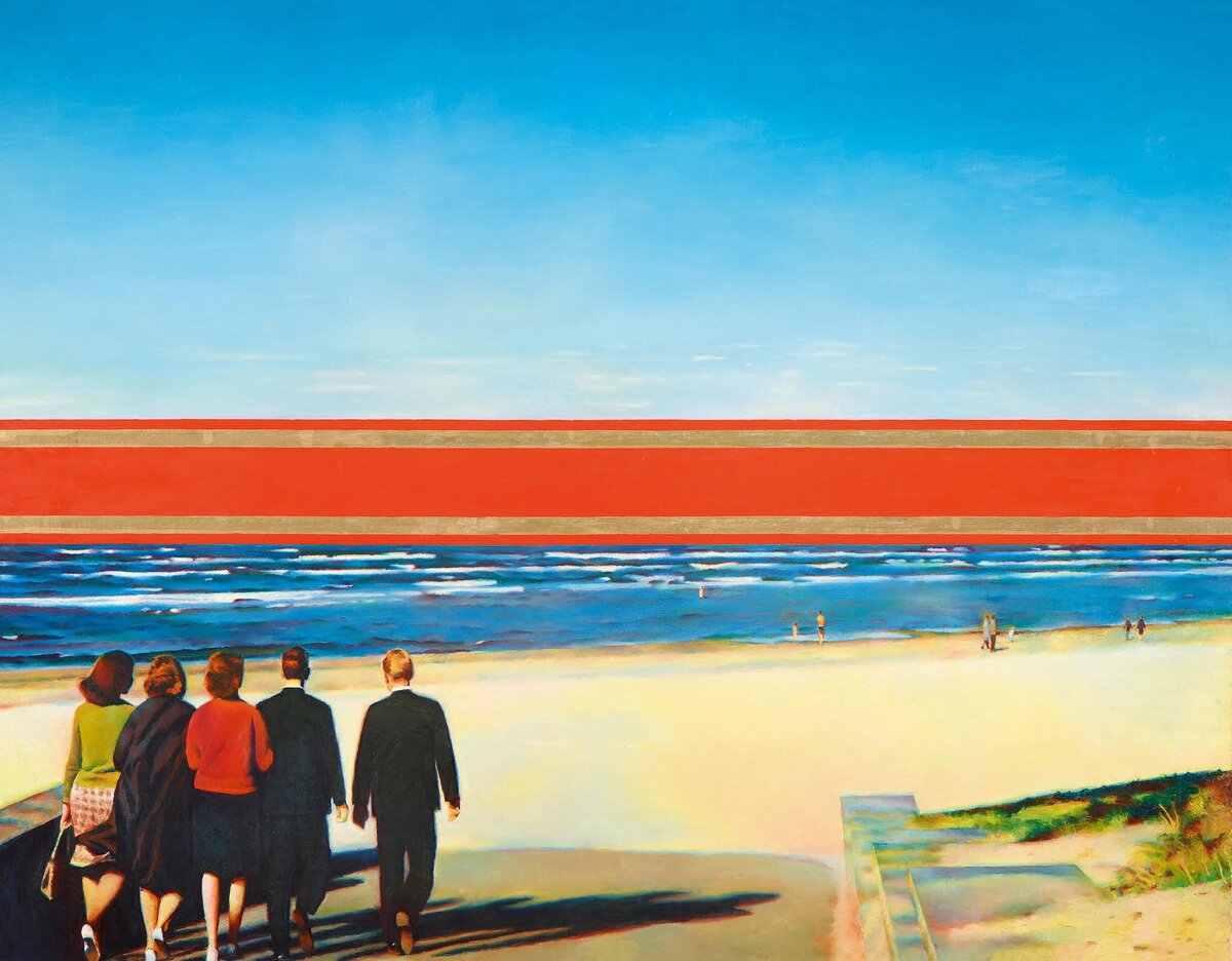 Эрик Булатов. Красный горизонт. 1971 - 1972 https://arzamas.academy/materials/1563