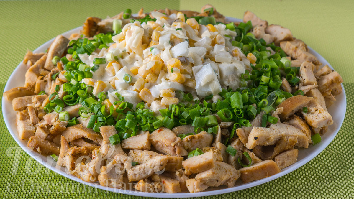 Салат "Cказочная поляна" 