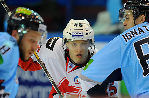 Валентин Пьянов в составе омского клуба. Фото: ХК «Авангард»