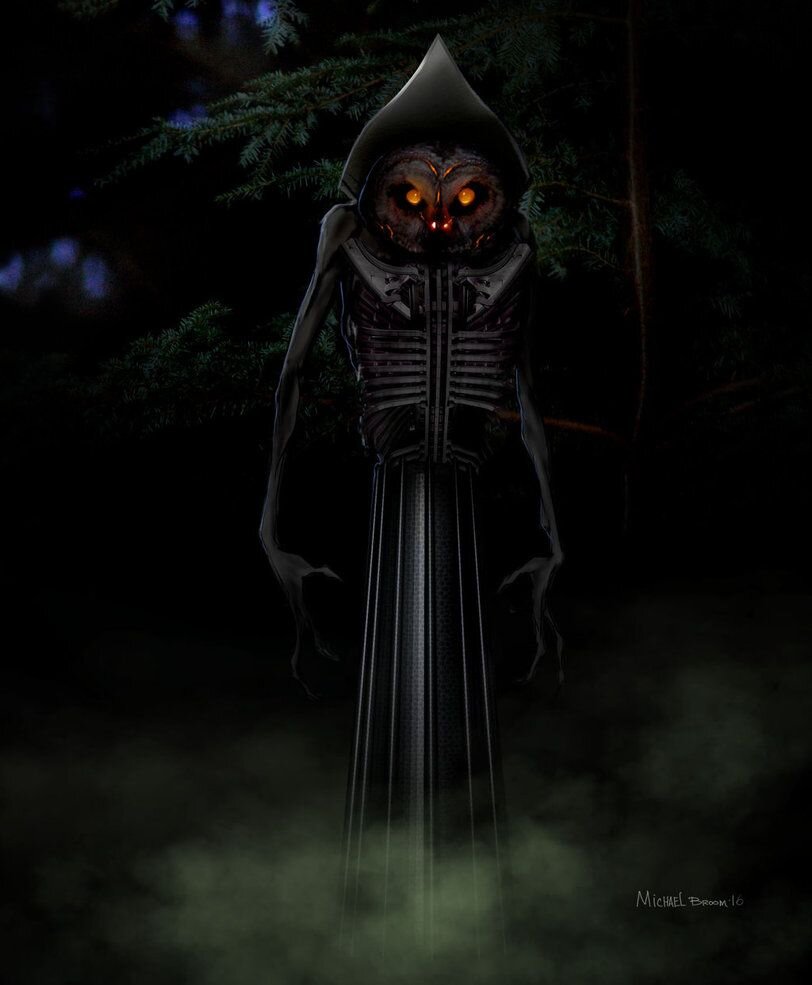 Современная художественная реконструкция внешнего вида Флэтвудского монстра