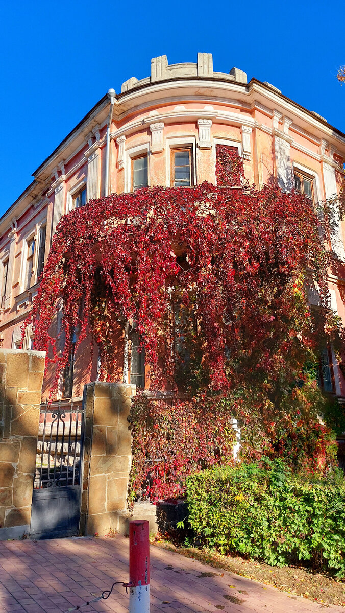 Дом, где останавливался Пушкин. Сейчас санаторий МО.