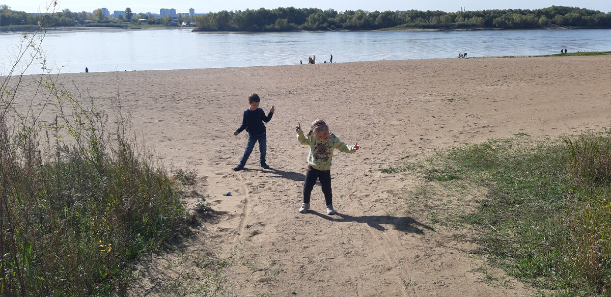 Наши "гулянья" на реке Иртыш