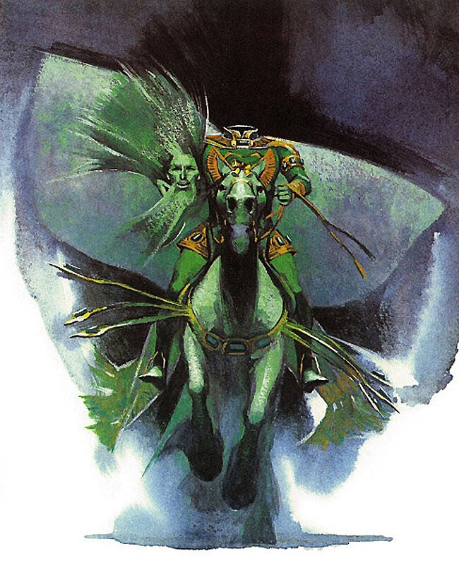 Иллюстрация Susan Hunter. (Изображение взято из книги Margaret Berrill «Sir Gawain and Green Knight».)