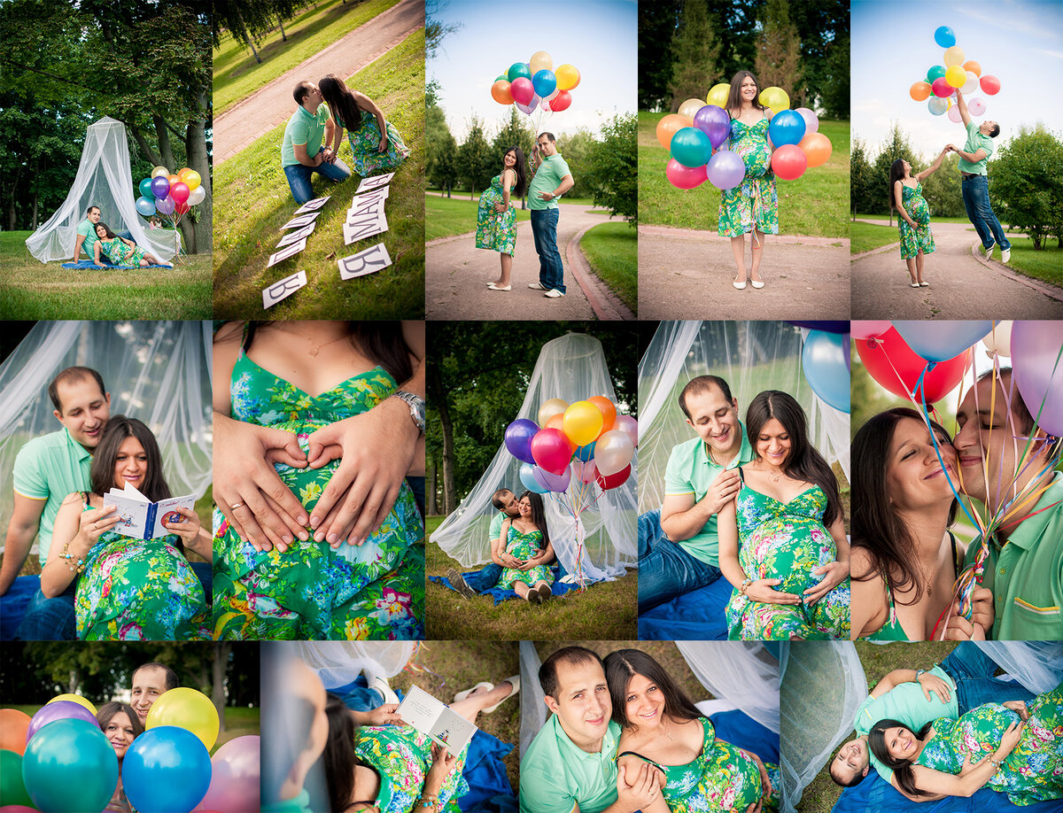Пример фотосъёмки беременности