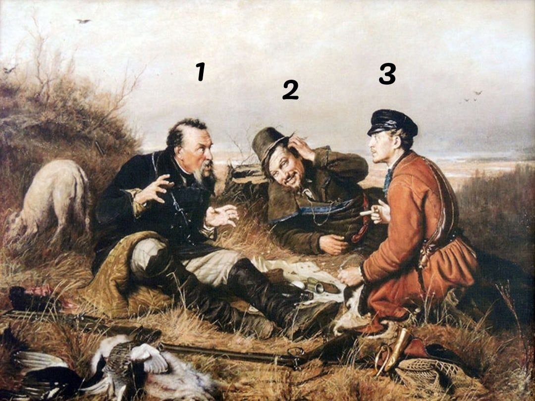 Невербальные сигналы в картине В. Г. Перова "Охотники на привале"