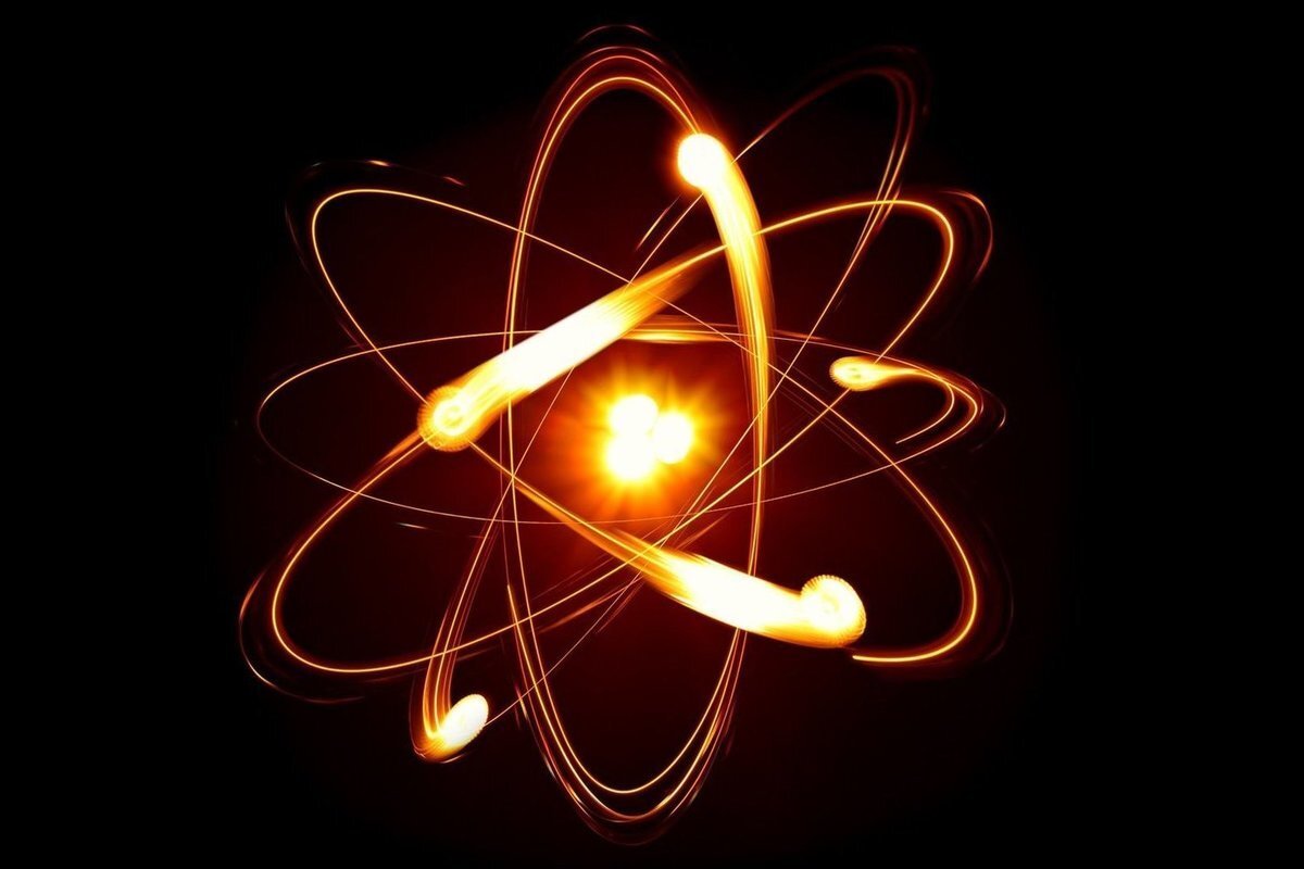 Классическое представление атома и вращающихся вокруг него электронов