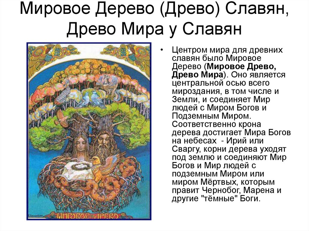 Оплодотворил мировое древо. Мировое Древо в славянской мифологии. Мифологическая модель мира древних славян. Мифы о мировом древе славян,. Мировое Древо славян мифология.