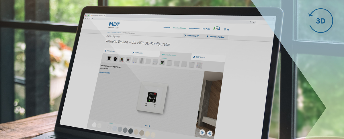 Умные выключатели MDT формата 55