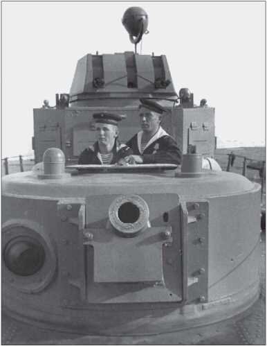 Короткая пушка носовой башни. Тоже, к сожалению не Дунай