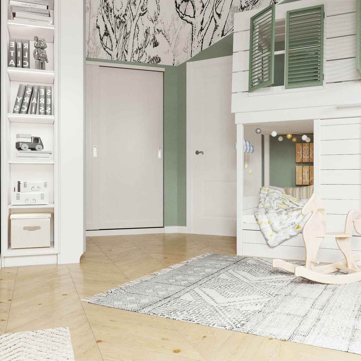 Вертикальный стеллаж для книжек