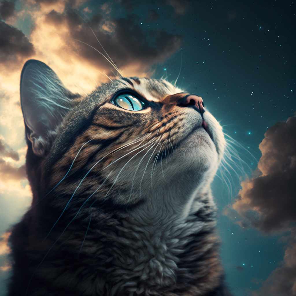 Котик, который мечтает продать свой старый лоток и купить новый.