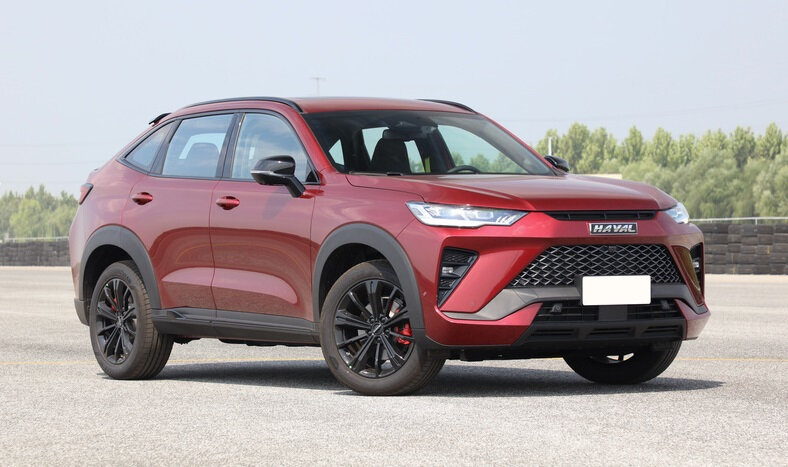 На фото: новый купеобразный кроссовер Haval H6S