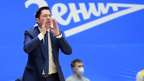    Главный тренер БК "Зенит" Хавьер Паскуаль во время матча 16-го тура регулярного чемпионата мужской баскетбольной Евролиги сезона 2020/2021 между БК "Зенит" (Санкт-Петербург, Россия) и БК "Црвена Звезда" (Белград, Сербия).© РИА Новости / Александр Гальперин