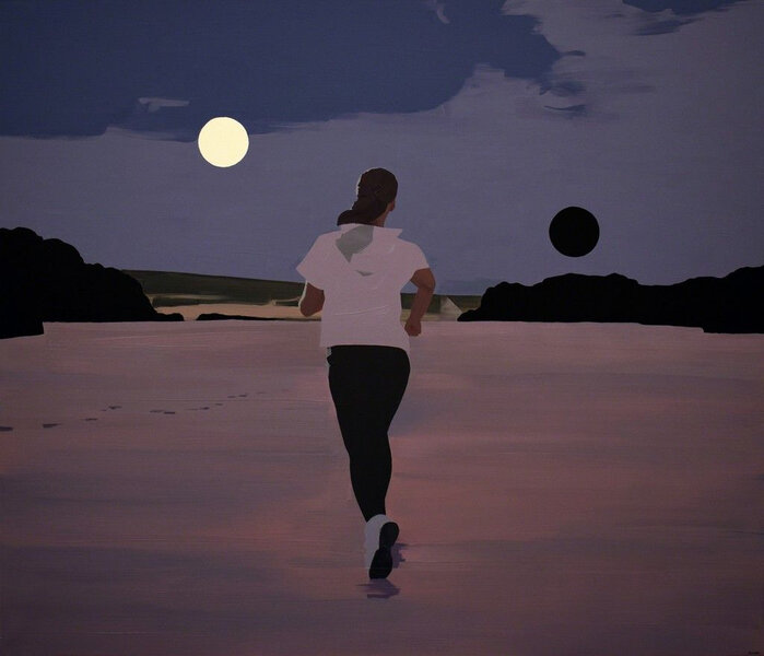 Jarek Puczel. Бегущая девушка. 2016