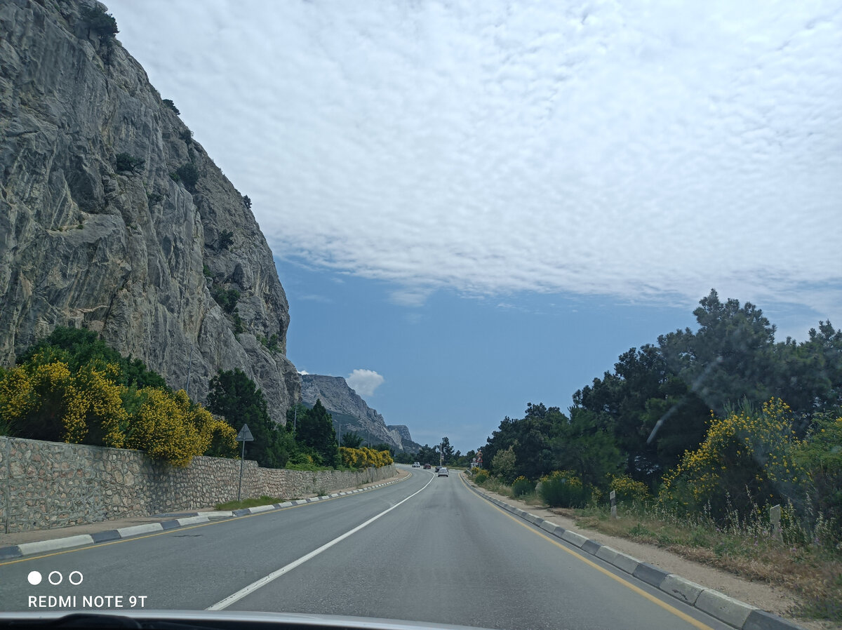 Трасса Севастополь - Ялта над Форосом