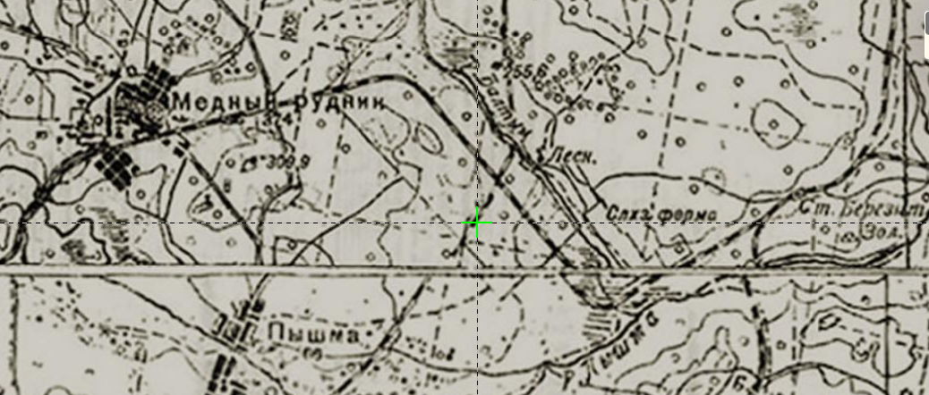 Железнодорожная ветка от Медного рудника к Березиту