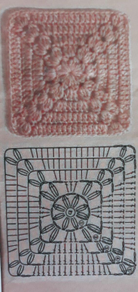 Квадратные мотивы бывают плотные и ажурные.