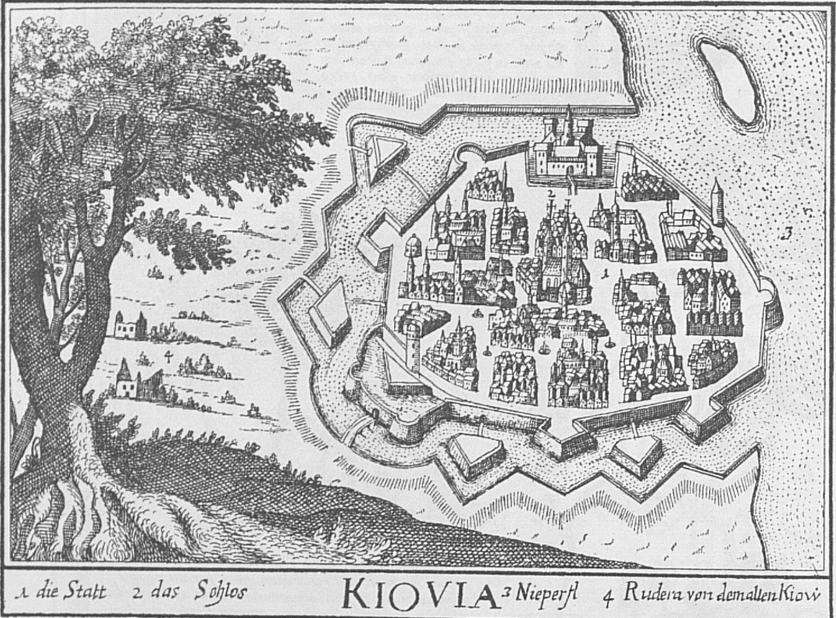 План древнего киева