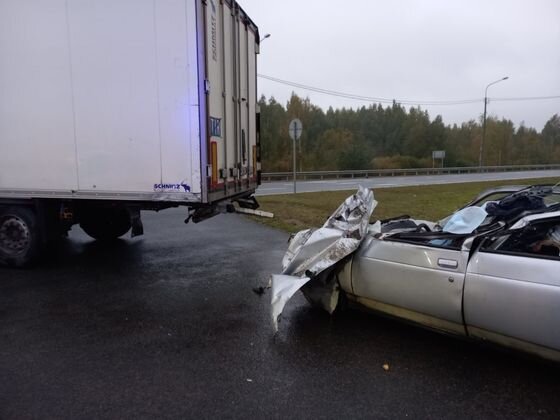    Смертельное ДТП на трассе М-10 «Россия» пресс-служба Упрдор СЗФО