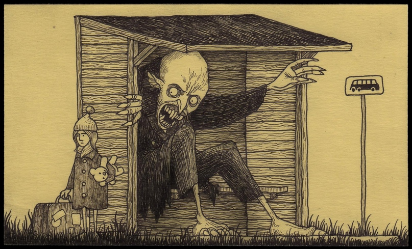 Один из рисунков Джона Кенна Мортенсена