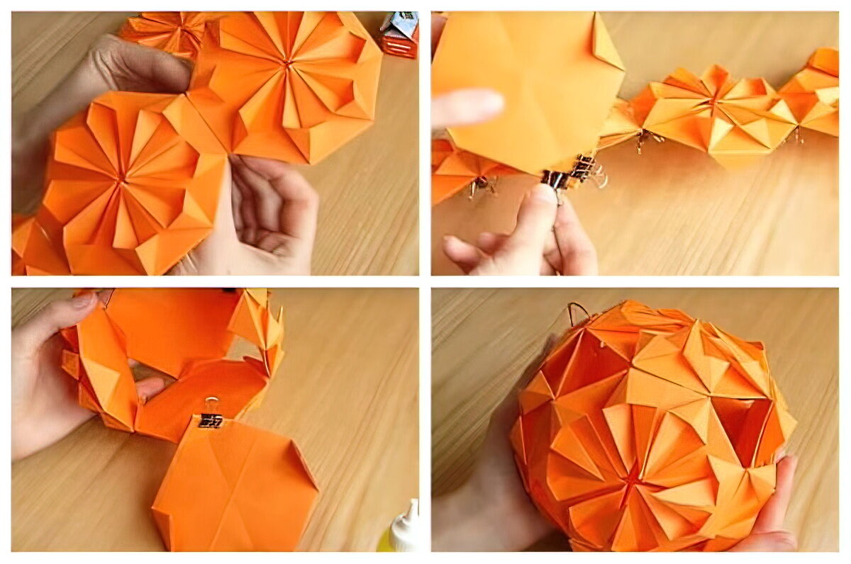 Как сделать шар из бумаги оригами