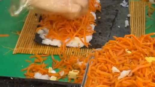 Суши-Маркет | Корейский повар готовит Кимпаб роллы🍣 | Дзен