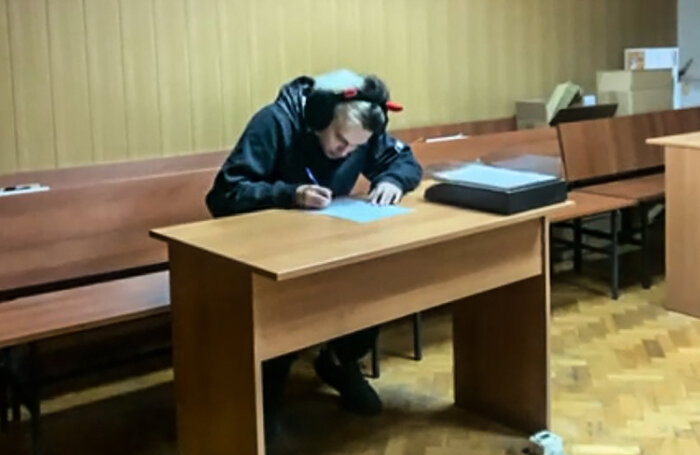    Блогер Николай Лебедев (Некоглай) в Пресненском суде. Пресненский суд Москвы/ТАСС