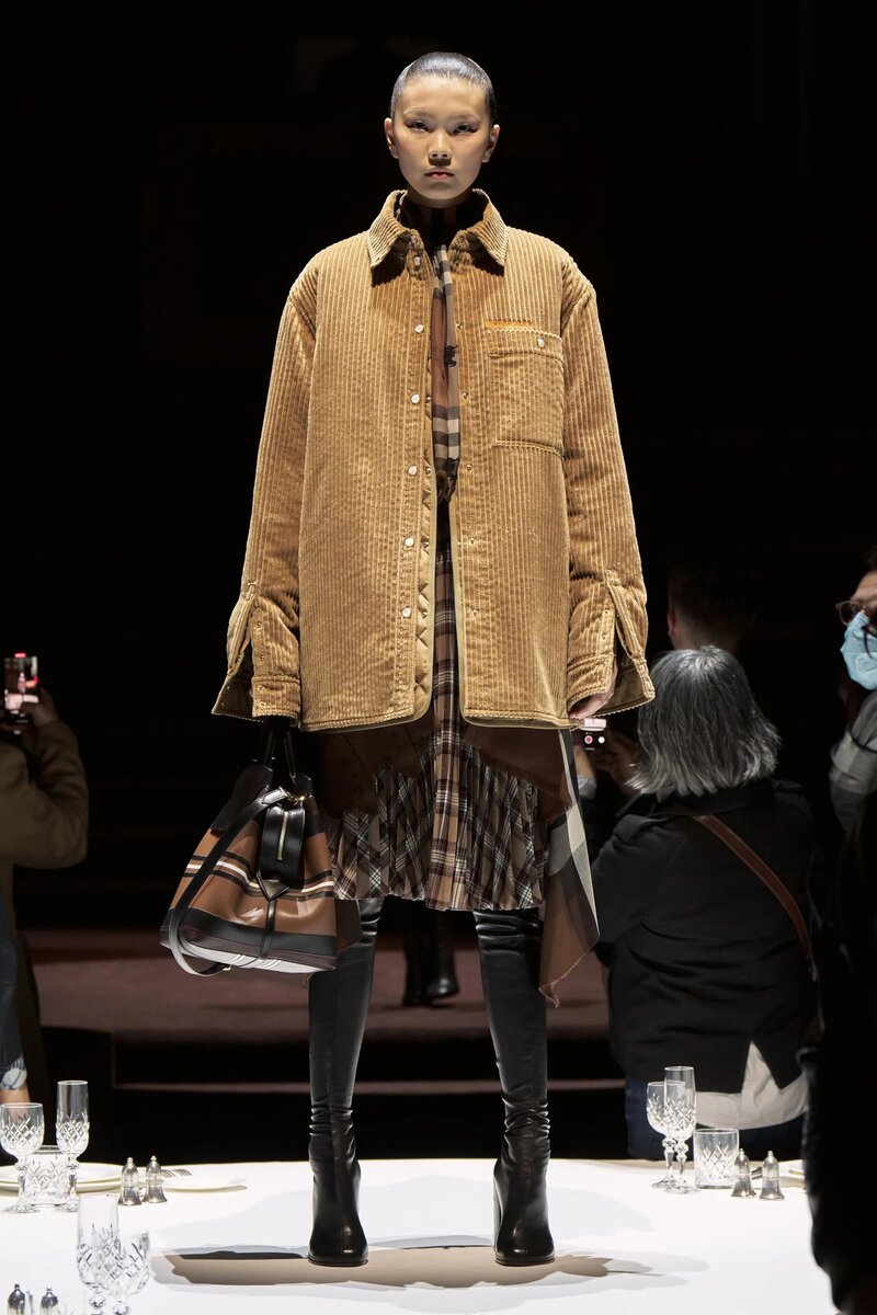 №1. Коллекция Burberry Ready-To-Wear Осень-Зима 2022 2023 