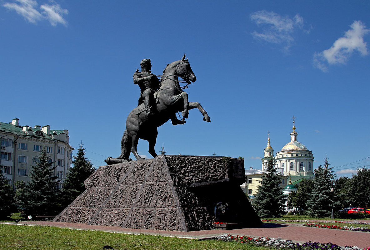 Памятник ермолову в орле фото Ермолов за себя постоит." К 245-летию генерала А. П. Ермолова Бельские просторы 