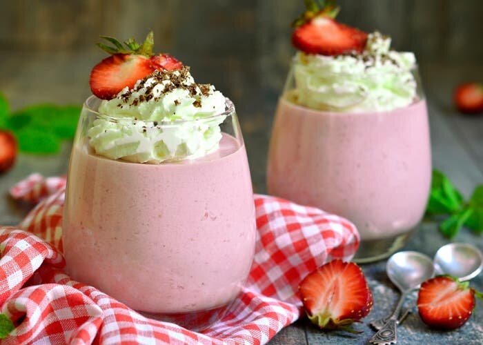 Клубничный мусс