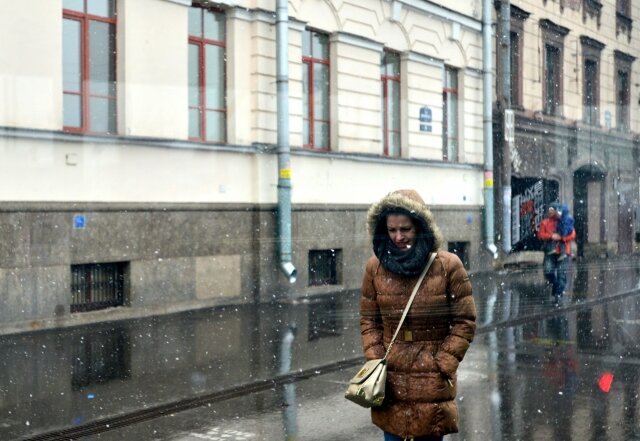    Мокрый снег в Петербурге Юлия Карнаева © ИА REGNUM