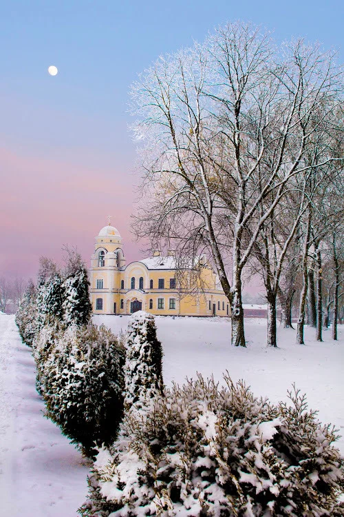 Зимнее утро в Брестской крепости