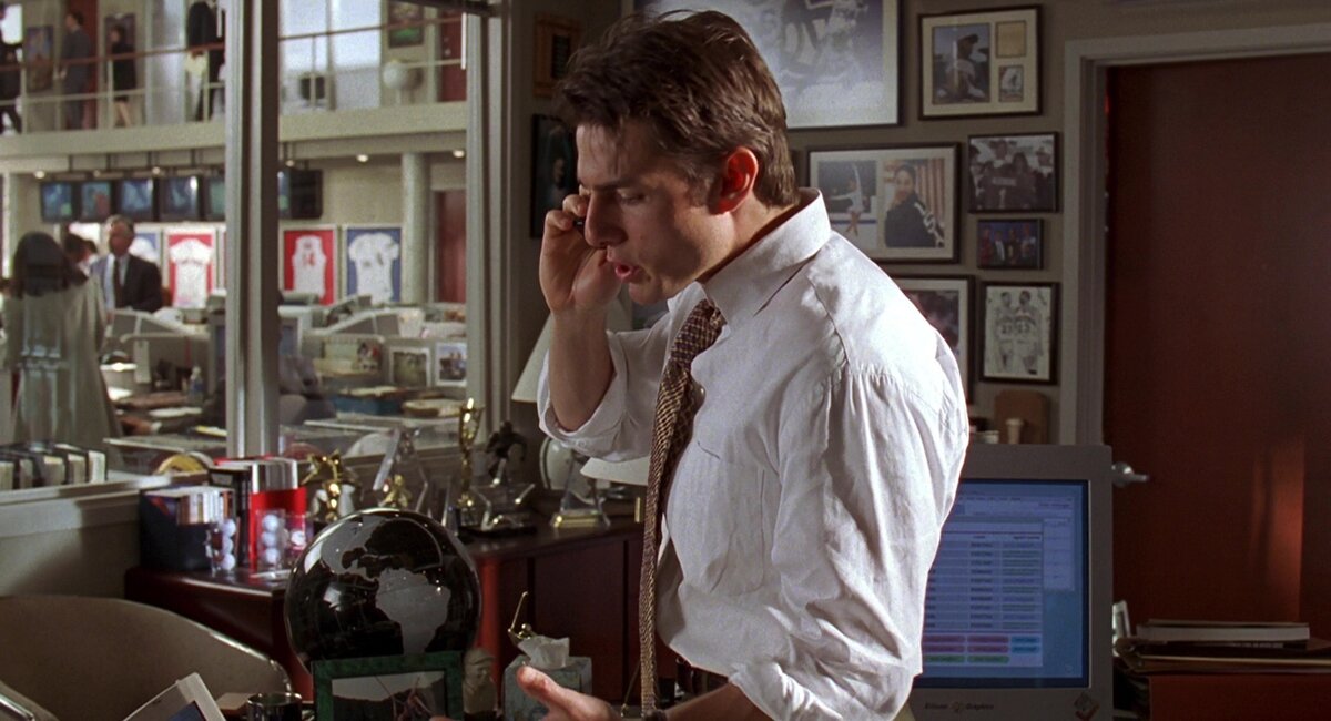 Кадр из фильма "Джерри Магуайер" (1996)