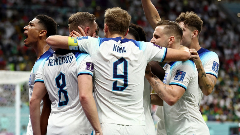    4 декабря. Англия — Сенегал — 3:0. Футболисты сборной Англии.