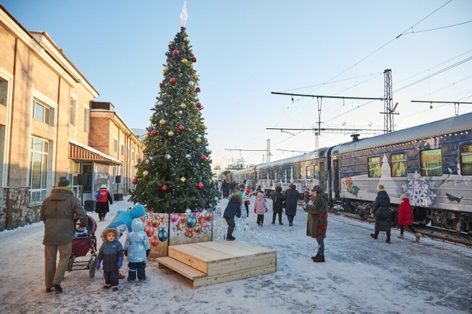     Увидеть поезд Деда Мороза могут все желающие Николай ОБЕРЕМЧЕНКО