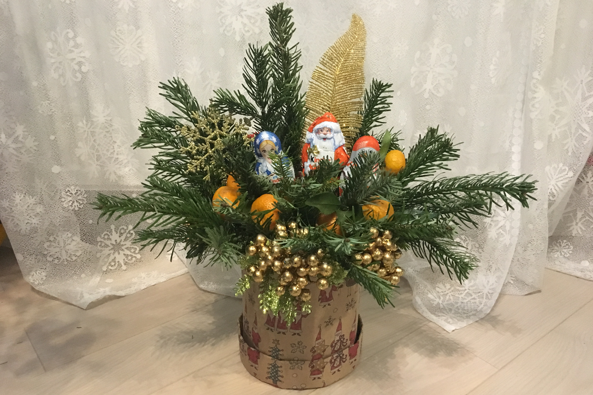 Букет на Новый год 2020