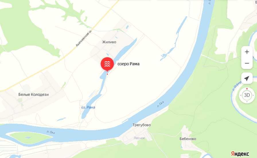 Озеро Рама, городской округ Коломна, Московская область