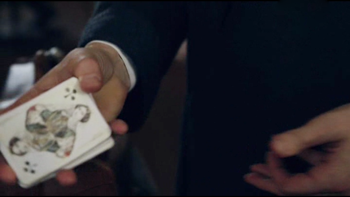 Фрагмент с трефовой дамой из колоды "Крымская война"