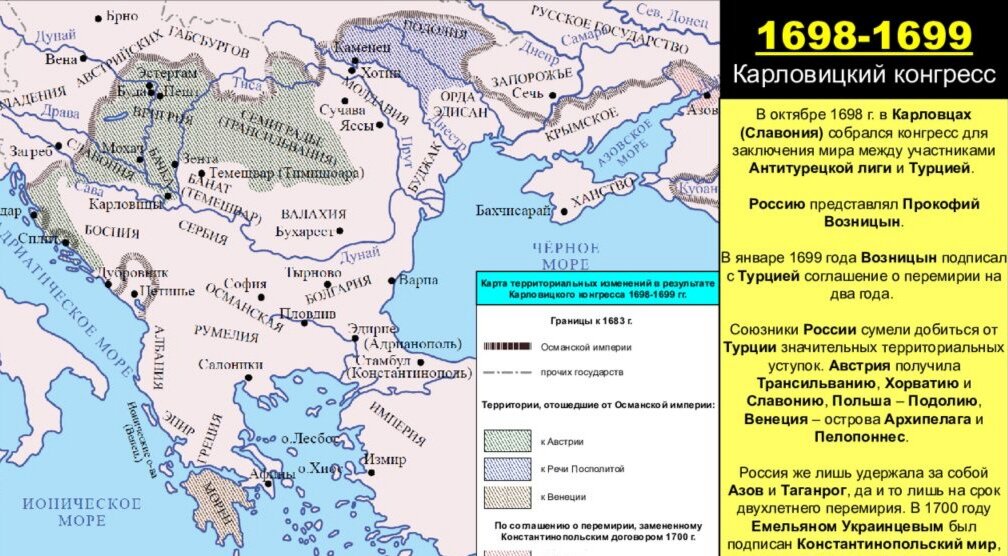Хронология борьбы за выход к черному морю. Карловицкий мирный договор 1699 на карте. Карловицкий конгресс 1698 1699. Карловицкий конгресс. Карловицкий мир 1699 карта.