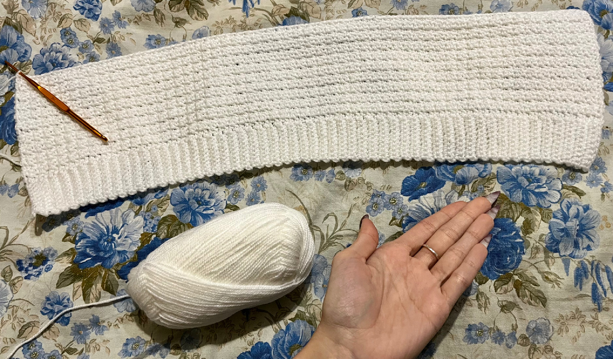 Вяжу свитер, день 13