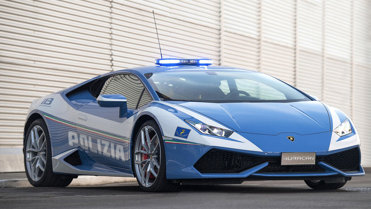 Lamborghini Gallardo 2004 полиция Италии